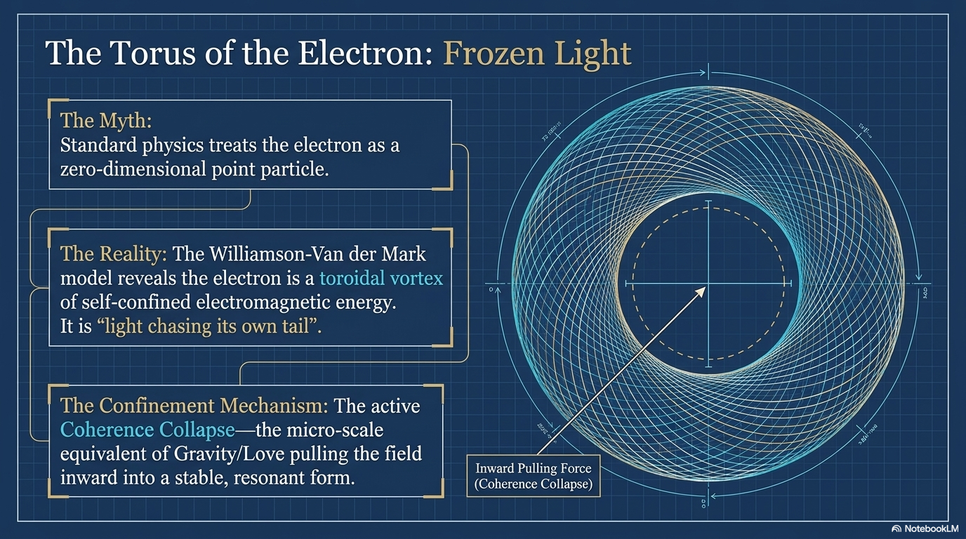 The Torus of the Electron: Frozen Light