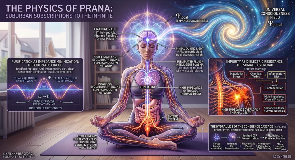The Physics of Prana: Suburban Subscriptions to the Infinite